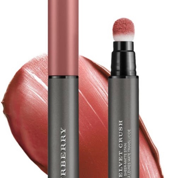 AUTHENTIC BURBERRY N.49 light crimson lip velvet crush - Picture 7 of 8